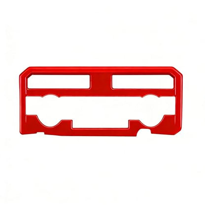 8" Display Model for Toyota Tacoma 2024 2025 2026 and 4Runner 2025 2026 Interior Accessories Center Consoles Dashboard Air Vent Frame Cover Trim (Dark Red) - color: Dark Red