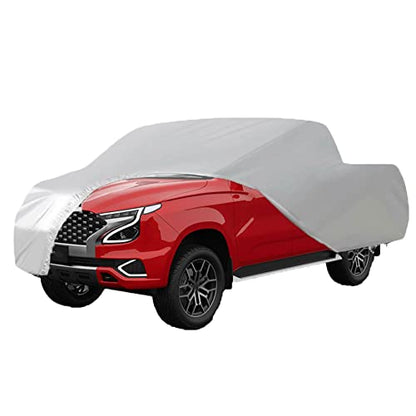 Full Coverage Car Cover All Weather Outdoor & Indoor Silver Pickup Truck Universal up to 260 L x 80 W x 65 H - size: 260 L x 80 W x 65 H