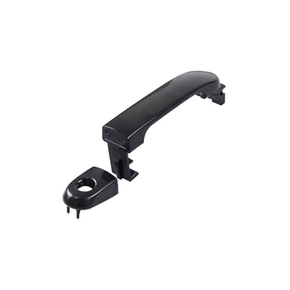 Painted Black 1 Lot 4 Doors Exterior Handle Door Outer Handle Compatible with Nissan Versa 2007-2012 - color: Black