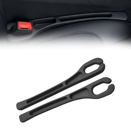 Car Seat Gap Filler Organizer 2 PCS Black Universal Seat Gap Plug Blocker Anti-Drop Console Catcher Phone Keys Storage for Car Truck SUV Auto Accessories Style3 - size: Style 3