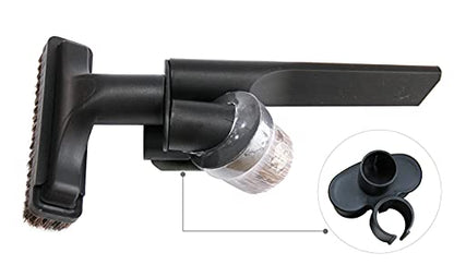 MaximalPower Replacement 32mm (1 1/4 inch) Vacuum Attachments Car Cleaning Dusty Brush Flexible Crevice Nozzle for Shop Vac Attachments 1.25”