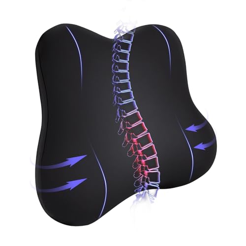 Ergonomic Lumbar Support Pillow for Office Chair, Memory Foam Lumbar Pillow Promote Back Pain Relief & Improve Posture, Low Back Support for Car, Gaming Chair, Couch, Breathable Cover, Black - color: Back Support Style3-black