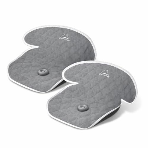 Bear and Care - Piddle Pads - Strollers, Bouncers & Car Seat Pad, Waterproof & Machine-Washable Cover on Car Potty for Toddler Toilet Training (Gray, 2 Count (Pack of 1)) - color: Gray, size: Pack of 2