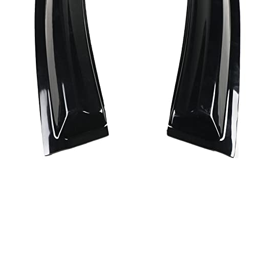 94827 Tape-On Dark Tinted Side Window Visor Deflectors Vent Rain Guards Designed for Nissan Rogue S SV SL 2014 2015 2016 2017 2018 2019 2020 - size: 2014-2020 Nissan Rogue