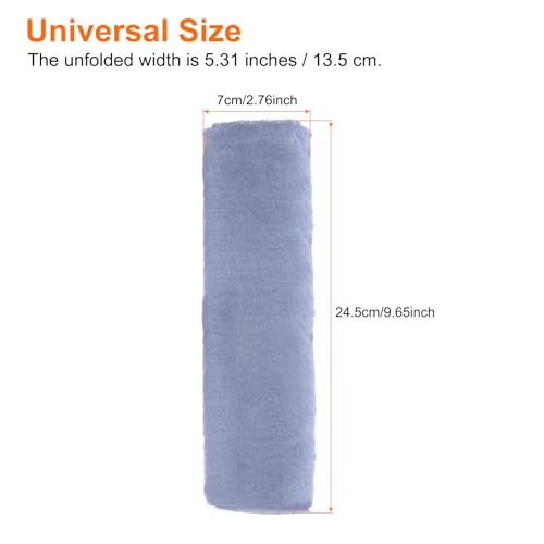 HARFINGTON 2pcs Car Seat Belt Pad Soft Fiber Seatbelt Shoulder Strap Covers Comfortable Driving Cushion Universal Car Accessories for Car, Grey - color: Grey