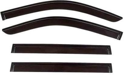 2024-2026 Tape-On Rain Guards for Chevrolet Chevy Traverse Side Window Visor Deflectors Extra Thick Shade LS LT Z71 High Country RS 2025 - size: For Chevy Traverse 2024-2026