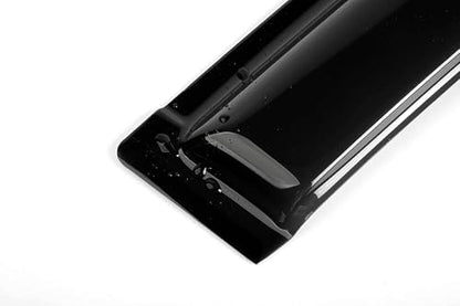 Original 2pcs Wind Deflectors, in-Channel Rain Guards Set, Side Window Visors Compatible with 1993-2011 94-10 Mazda B2300/B4000,94-08 Mazda B3000 with Standard/Extended Cab 92083 - size: For 1993-2011 Ford Ranger