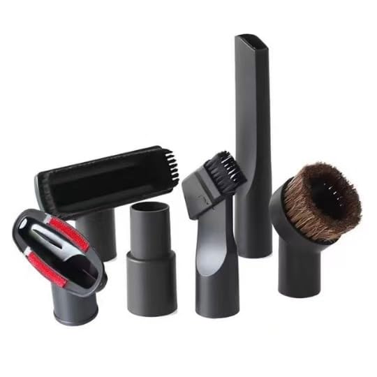 6 Pcs Vacuum Attachments (1-1/4 inch)32mm & 1 3/8 inch (35 mm) Vacuum Cleaner Accessories Brush Kit Fits Vacuum Cleaner