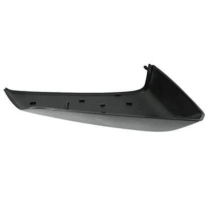 HECASA Mirror Cover Compatible with 2016-2022 Chevy Chevrolet Malibu Replacement for 84026841 Black Plastic Driver Side - size: Driver Side