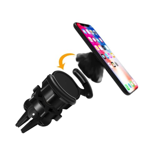 360 Air Vent Mount Phone Holder with Adjustable Switch Lock for Popsocket with 360 Degree Rotation Compatible with Any Smartphone