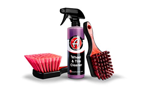 Adam's Polishes Wheel & Tire Cleaner Combo - Professional All In One Tire, Wheel, Rim, Barrel, Rubber, Well Cleaning Spray for Car Washing & Auto Detailing - Safe On Most Rim Finishes - size: Wheel & Tire Cleaning kit