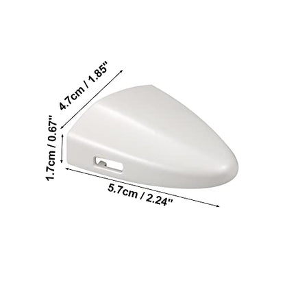 X AUTOHAUX Front Left Ouside Door Handle Key Cover Cap for Lexus IS250 IS350 is F 69218-53021 69218-53021-B1 White