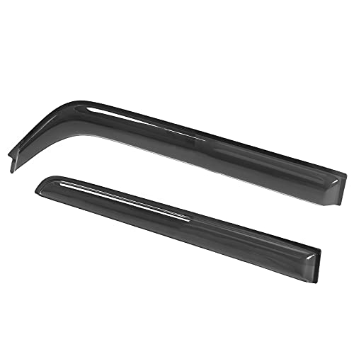 Window Visor Deflector Compatible with 2008-2015 Scion Xb, Slim Tinted Acrylic Resistant Shield Cover Wind Sun Rain Guard by IKON MOTORSPORTS, 2009 2010 2011 2012 2013 2014