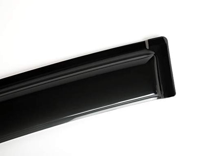 Rainproof Side Window Wind Deflectors for 2018-2023 Chevy Traverse, Tape-on Sun Rain Guard Sets,Nice Looking Window Visors for Cars,Vent Deflector for Chevy Traverse 18-23 94553 - size: 2018-2023 Chevy Traverse