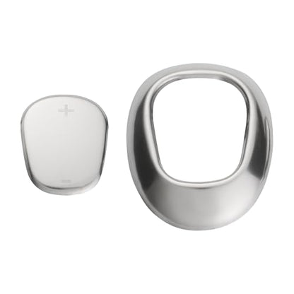 TOMALL Stainless Steel Car Gear Shift Knob Cover Compatible with Chevy Equinox 2018-2020 Malibu XL 2016-2020 Cruze 2017-2019 Shifter Panel Trim Gear Lever Cover for Car Accessories (Silver) - color: Silver