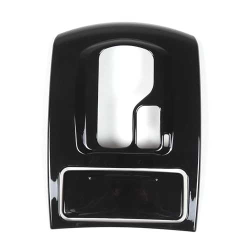 Gear Shift Panel Trim Cover Compatible with Infiniti G37 2009-2013, ABS Plastic Gear Shifter Console Anti-Scratch Frame Cover Accessories (Gloss Black) - color: gloss black