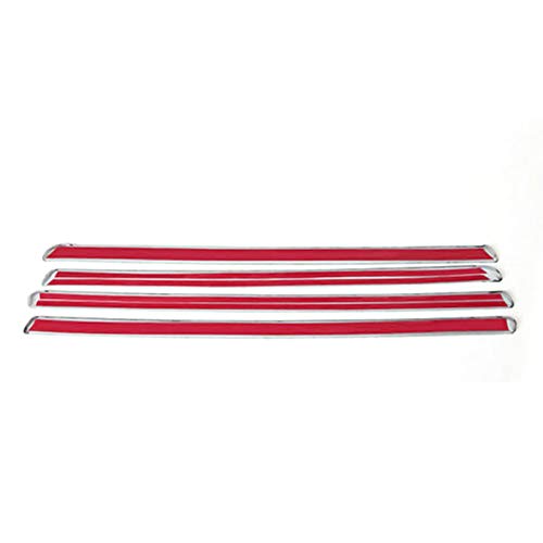 x xotic tech 4pcs Car Interior Door Molding Strip Trim Cover Compatible with BMW 3 Series F30 F31 2012 2013 2014 2015 2016 2017 2018 (Red) - color: Red