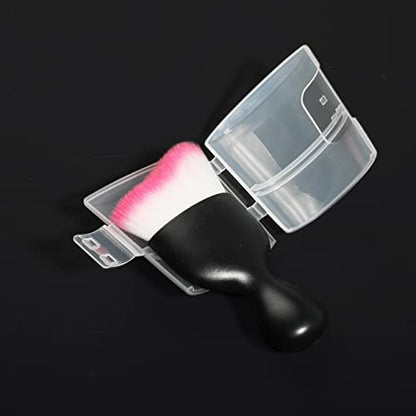 AOCISKA Car Interior Detailing Brush,Soft Bristle Cleaning Brush Car Detailing Brush Dusting Brush,Car Interior Cleaning Tool,Auto Detail Brush Car Dash Duster Brush (Black&Pink with Cap) - color: Black&pink With Cap