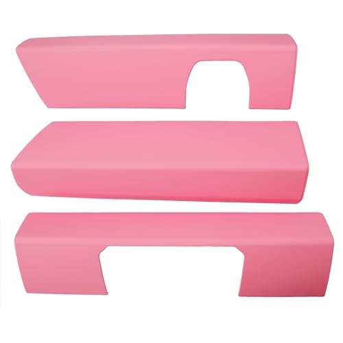 Barong for Tesla Cybertruck Accessoriess Interior Stickers Car Central Control Dashboard Panel Cover Trim Frame Decal Pink - color: Central Control Dashboard Panel Cover 3pcs
