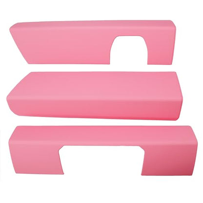 Barong for Tesla Cybertruck Accessoriess Interior Stickers Car Central Control Dashboard Panel Cover Trim Frame Decal Pink - color: Central Control Dashboard Panel Cover 3pcs
