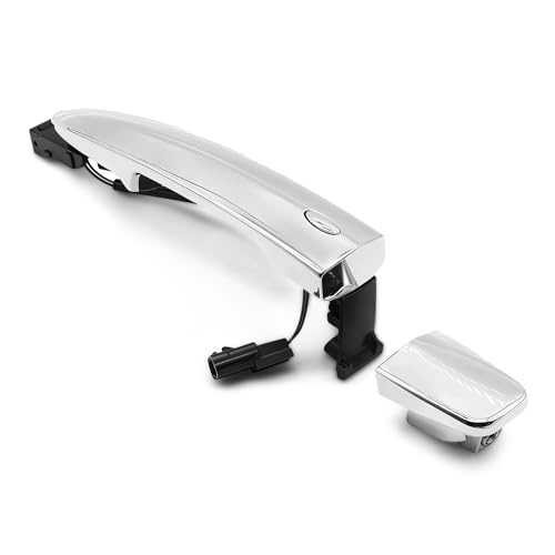 Nakkaa Exterior Door Handle Front Right Compatible with Sentra 2013-2019 Maxima 2009-2014 Murano 2009-2014 Leaf S 2013-2014 826469N00A 806461AA0A Passenger Side Without Key Hole Chrome
