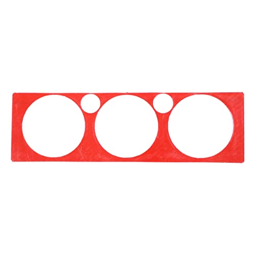 Soft Carbon Fiber Car Center Control Air Conditioning Adjustable Trim Sequins Stickers Trim Fit For Toyota Tacoma 2006 2007 2008 2009 2010 2011 2012 2013 2014 2015 (Red Carbon Fiber) - color: Red Carbon Fiber
