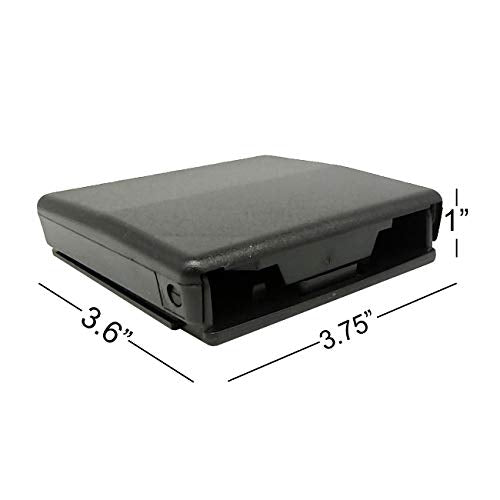 TIHOOD 2PCS Adjustable Folding Drink Holder with Screws/Adjustable Cup Holder for Marine/Boat/Caravan/Car (Black) - color: Black