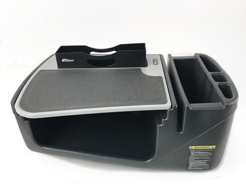 AutoExec Efficiency FileMaster Car Desk for Your Vehicle Workstation and Mobile Office, Grey - color: Grey, style: Desk only
