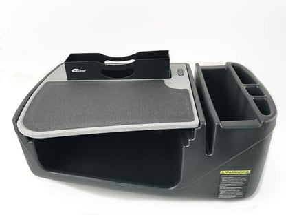 AutoExec Efficiency FileMaster Car Desk for Your Vehicle Workstation and Mobile Office, Grey - color: Grey, style: Desk only