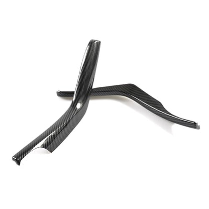 YINGTUU for Honda Civic Accessories 10th Gen 2016 2017 2018 2019 2020 2021 Side Gear Shift Panel Frame Trims Carbon Fiber Pattern - color: Side Gear Shift Panel Strips Trims