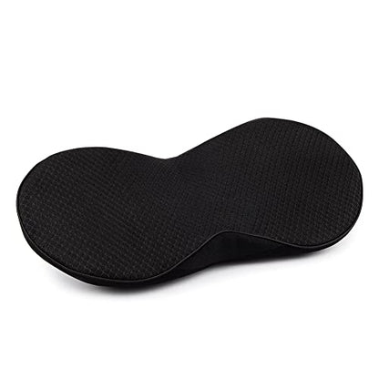 Car Seat Cushion, Car Memory Foam Seat Cushion, Car Seat Wedge Cushion, Back Support, Pain Relief for Road Driving Long Trip Essentials(Black)