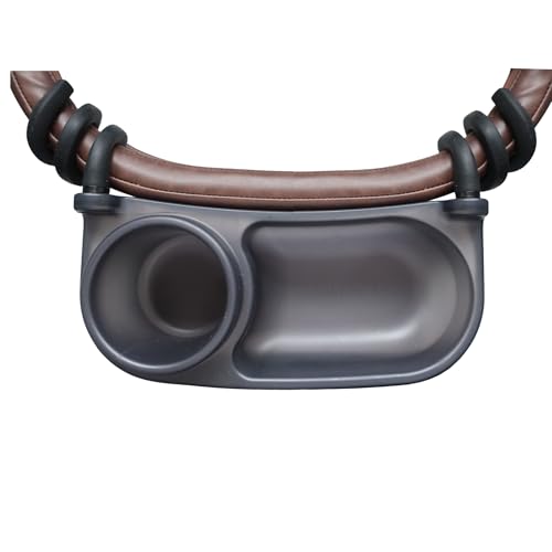 Swanoo Universal Stroller Snack Tray | Pack of 2 | Compatible with Nuna | Stroller Cup Holder | Bumper Bar | Stroller Tray Attachment with Cups Holder for Baby Toddler | Stroller Accessories - color: 2-Pack Snack Tray
