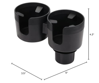 Cup Holder Expander for Car, 2 in 1 Cup Holder Phone Mount with Adjustable Base, Car Cupholder for Yeti Hydro Flasks 16-40oz Cup, 32/40 oz Large Bottles Drink Mugs,Big Cup-Large