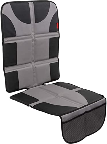Lusso Gear Car Seat Protector - Waterproof Seat Protector & Non-Slip Backing - Waterproof Car Cover & Easy Clean-Up - Dual Mesh Storage Pockets & Travel Convenience - Gray - color: 1-Pack Gray