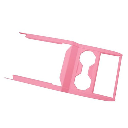Barong for Tesla Cybertruck Accessoriess Interior Stickers Car Gear Shift Panel Water Cup Cover Trim Frame Decal Pink - color: Gear Shift Panel Water Cup Cover