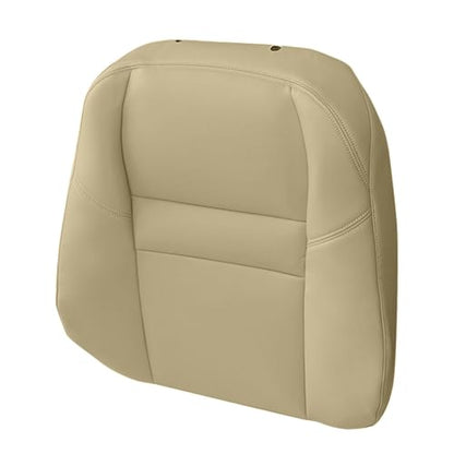 NLQR Front Driver & Passenger Side Bottom & Top Lean Back Replacement Seat Covers Tan Microfiber Leather Compatible with Honda CRV 2007 2008 2009 2010 2011 - color: Tan