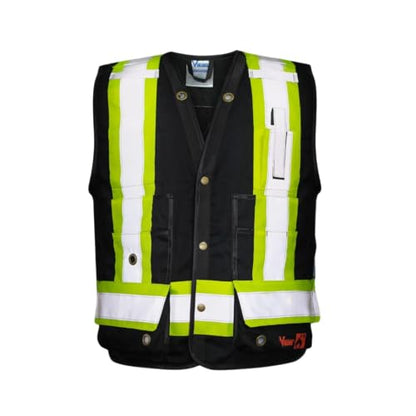 Viking Open Road Surveyor FR Safety Vest - Fire Retardant Class 1 Reflective Vest; ANSI/ISEA and CSA Compliant - size: 3X-Large