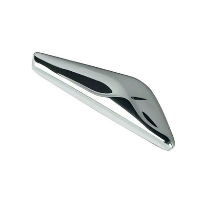 New 2 PCS Front Fender Chrome Finisher Trim Right Left Side Fit For X3 F25 X4 F26 2013-2017 Replaces 51117338570 51117338569