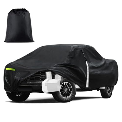 Car Cover Custom Fit for Toyota Tundra 5.5Ft Bed 2000-2025, Waterproof All Weather for Automobiles Full Exterior Cover Rain Sun Snow Protector with Door Zipper - size: Custom Fit Toyota Tundra 5.5Ft Bed