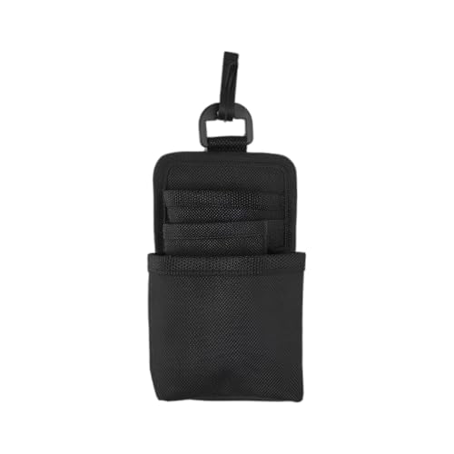 Car Air Vent Storage Bag, Multifunctional 3-Pockets Front Seat Organizer with Charging Port, 600D Oxford Fabric Hanging Pouch Bag, Car Vent Accessories for Key, Pen, Phone, Sunglass (Black) - color: Black