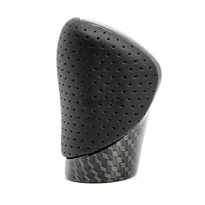 Gear Shift Knob Shifter for Lexus ES GS GX is NX RC RX 200t 300 350 3450h 450hL 350L (Punched Black Leather/Carbon Pattern) - color: Punched Black Leather / Carbon Pattern