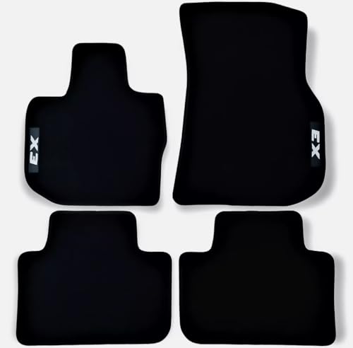 Custom Fit Floor Mats for BMW X3 2006-2023, Black Nylon, 4-Piece Set (for-x3-2018-2023)