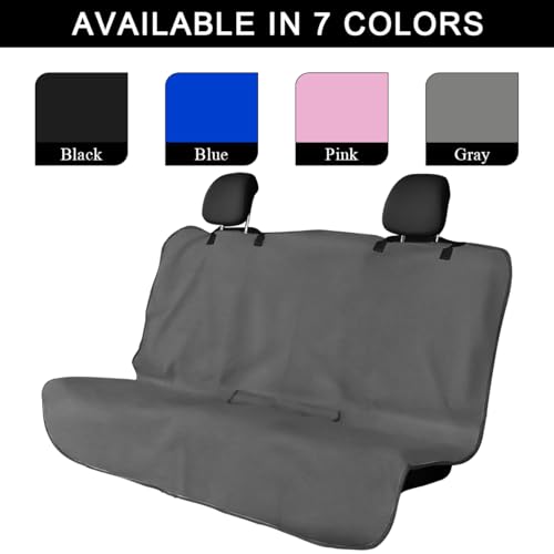 DXNQ Car Towel Seat Cover, Waterproof Sweating Non-Slip Premium Soft Towel Carseat Protector, Universal Machine Washable Car Truck SUV Front Seat Cover for Gym Workout Beach Hiking (Gray, Rear) - color: Gray, 1pc, Rear