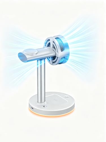 QI 2.2 Certified 25W Wireless Charger with Cooling Fan Smart Magnet Charger Stand for Apple Products, 3 in 1 Magnetic Charging Station for iPhone 17/1615/14/13/12 Series, Airpods, Apple Watch (White) - color: white