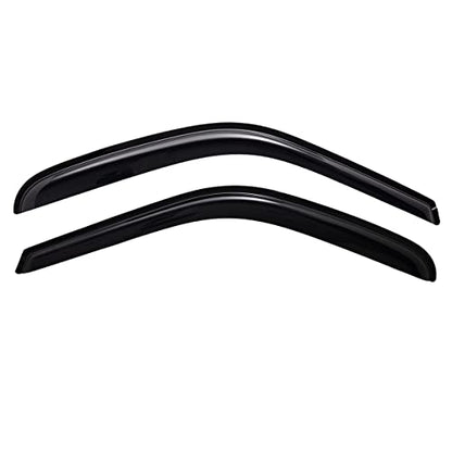 Lightronic Extra Durable Tape-on Window Visor, Fits 1988-1998 Chevrolet & GMC C/K 1500, 2500, 3500 Regular/Extended Cab, 1992-1999 Tahoe & Yukon, 1992-1994 Blazer (NOT Fit S10 Blazer), Smoke, 2-Pcs - size: Outside Mount