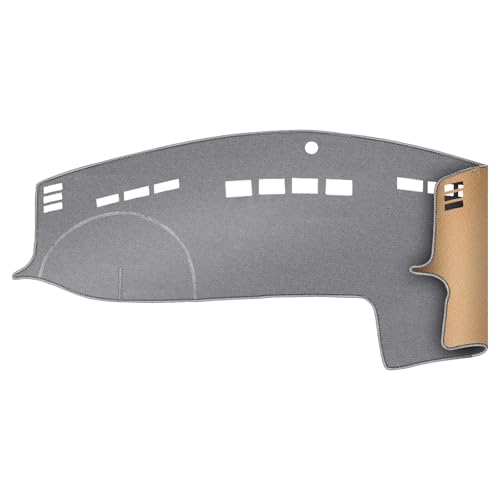 Dashboard Cover Dash Mat Fit for 2018-2009 Do-dge Ram 1500,2018-2010 Ram 2500 3500 (Without HUD Models),Car Dash Board Mat Anti-Glare Carpet,Non-Slip Pad Sunshield Protector (Grey) - color: Gray, size: Fit 09-18 Ram 1500