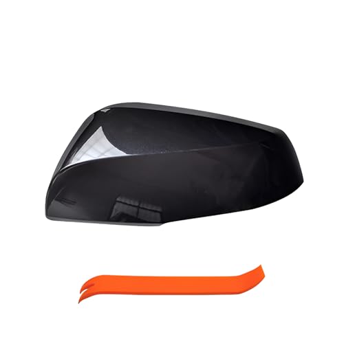 Left Driver Side Mirror Cover Cap Compatible with Toyota Rav4 2019-2023 With Turn Signal Glossy Black(NOT for LE & Hybrid LE) - color: Glossy Black, size: Left Driver Side