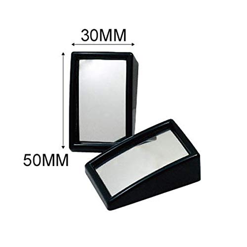 Hypersonic Blind Spot Mirror Convex Wide Angle Rear View Car Outside Universal Fit Stick Mirrors