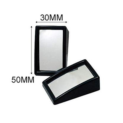 Hypersonic Blind Spot Mirror Convex Wide Angle Rear View Car Outside Universal Fit Stick Mirrors