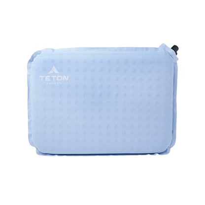 Teton Camping Seat Cushion; Stadium Seat; Office Chair; Car Pad; Inflatable, Bluestone - color: Bluestone